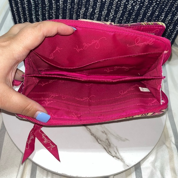 Vera Bradley Berry Paisley Turn Lock Wallet - Picture 9 of 14